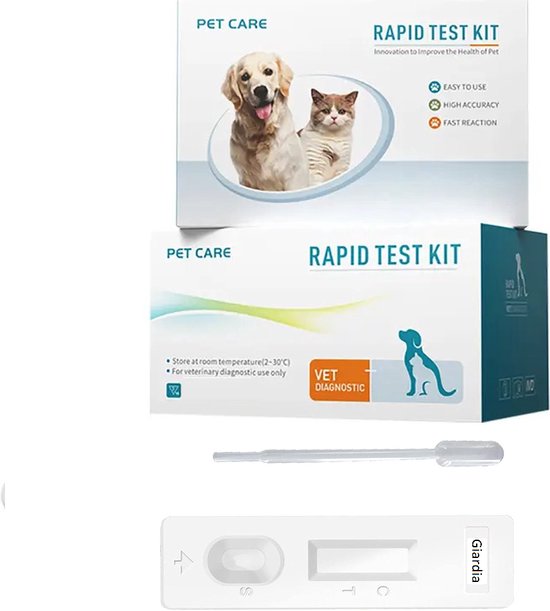 Pet Care Giardia Ag Rapid Test Test instantan pour Chiens et