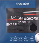 McGregor - 2pack - Onderbroeken Heren - Boxershort - Zwart - Katoen - Maat M