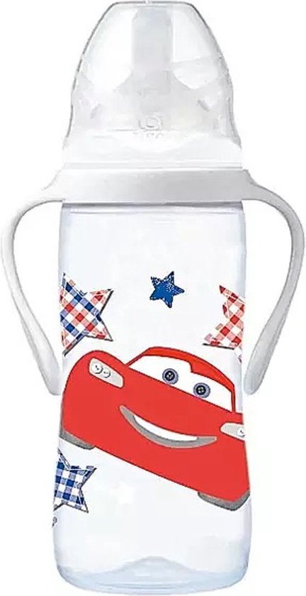 Tigex | Cars | Flesjes met 3 versnellingen en afneembare handgrepen | + 6 m | 300 ml