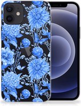 TPU Case voor Geschikt voor iPhone12 | 12 Pro (6.1") Flowers Blue