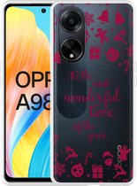 Cazy Hoesje geschikt voor Oppo A98 5G Most Wonderful Time