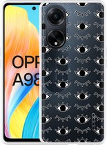 Cazy Hoesje geschikt voor Oppo A98 5G I See You