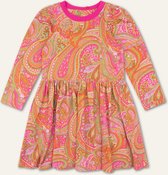 Drum jersey dress 31 AOP Blissfull paisley Pink: 152/12yr