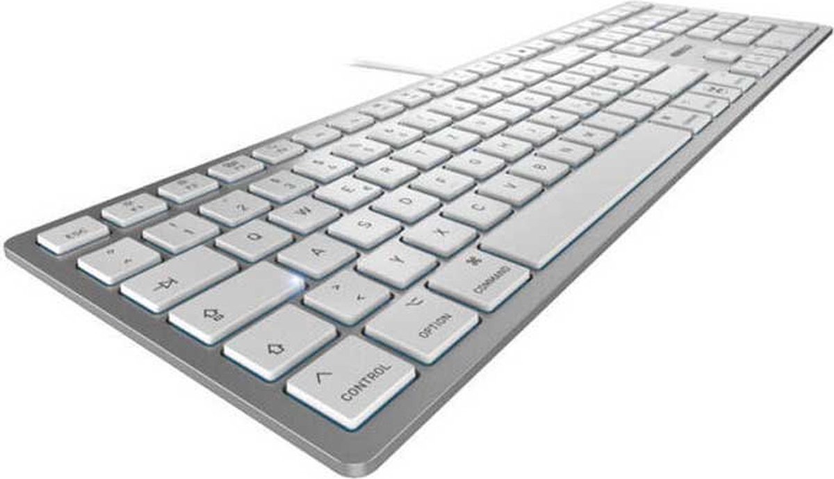 Cherry Kc 6000 Slim Mac Toetsenbord Zilver German QWERTZ