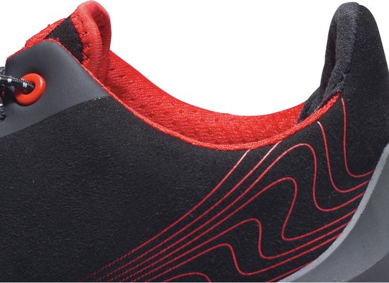 Uvex Sicherheitshalbschuh 68382 – S3 SRC, Metallfreie Schutzkappe, Rot/schwarz Für Industrie & Handwerk