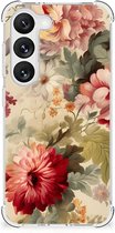 Case geschikt voor Samsung Galaxy S23 Bloemen