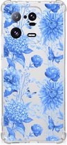 Case voor Xiaomi 13 Pro Flowers Blue