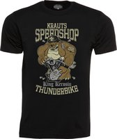 King Kerosin T-Shirt Krauts Speedshop Black-S