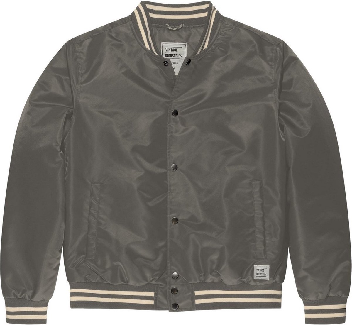Vintage Industries Blouson Chapman Jacket Storm Grijs