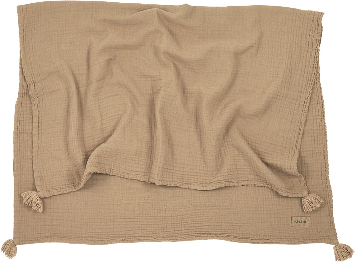 Nobodinoz Wabi Sabi Dubbel Muslin Deken 65x100cm | Sesame*