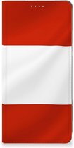 Hoesje Geschikt voor OPPO Reno10 | 10 Pro Telefoonhoesje met Naam Oostenrijkse Vlag