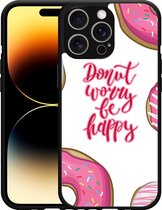 Cazy Hardcase Hoesje geschikt voor iPhone 14 Pro Max Donut Worry