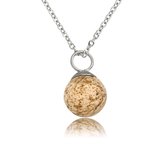 My Bendel - Collier en argent avec boule Picture Jasper - Collier en argent avec boule Picture Jasper - Avec emballage cadeau luxueux
