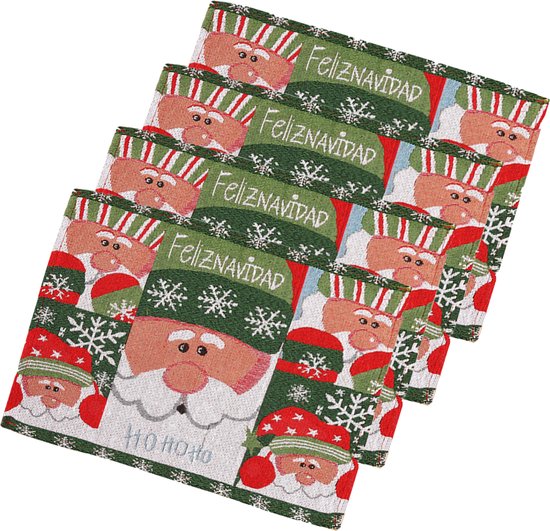 Kerst Placemats Kerst Tafelkleed Kerst Tafeldecoratie Kerst tafellaken
