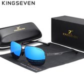 KingSeven Bluestar - Zonnebril Heren - Pilotenbril met UV400 en polarisatie filter - Z191