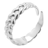 Ring zilverkleurig - Verstelbaar - Verkleurd niet - Damesdingetjes