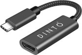 DINTO® USB C naar HDMI Adapter - 4K 60Hz - Thunderbolt 3 - Spacegrey