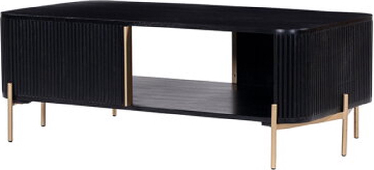 Salontafel Harvard - zwart/goud | Hotel collection