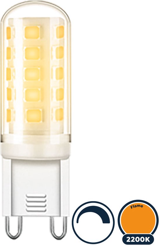 Lampe LED G9 3W 2200K dimmable Pro