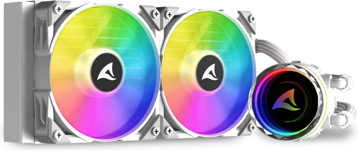 Box Ventilator Sharkoon S80 White RGB AIO