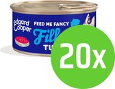 Edgard & Cooper Kattenvoer Fillets Tonijn 70 gram - 20 blikjes