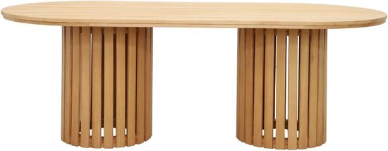 BUITEN living Berlijn dining tuintafel | hardhout | Teak Look | 300cm | 8 personen