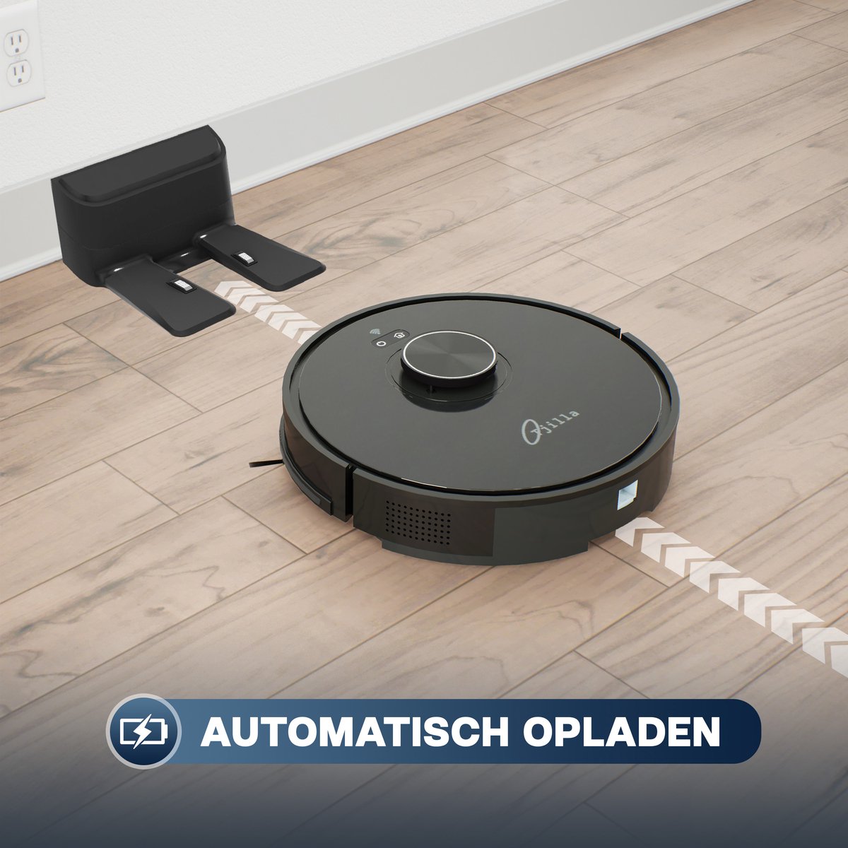 Tjilla C150 Robotstofzuiger met dweilfunctie - Nederlands product - Realtime mapping - Anti-klit borstel - Met laadstation - LDS Laser navigatie - Proefperiode 30 dagen - Huisdieren - Dweilrobot - Bediening met App - Met afstandsbediening - 11.500pa — afbeelding 7