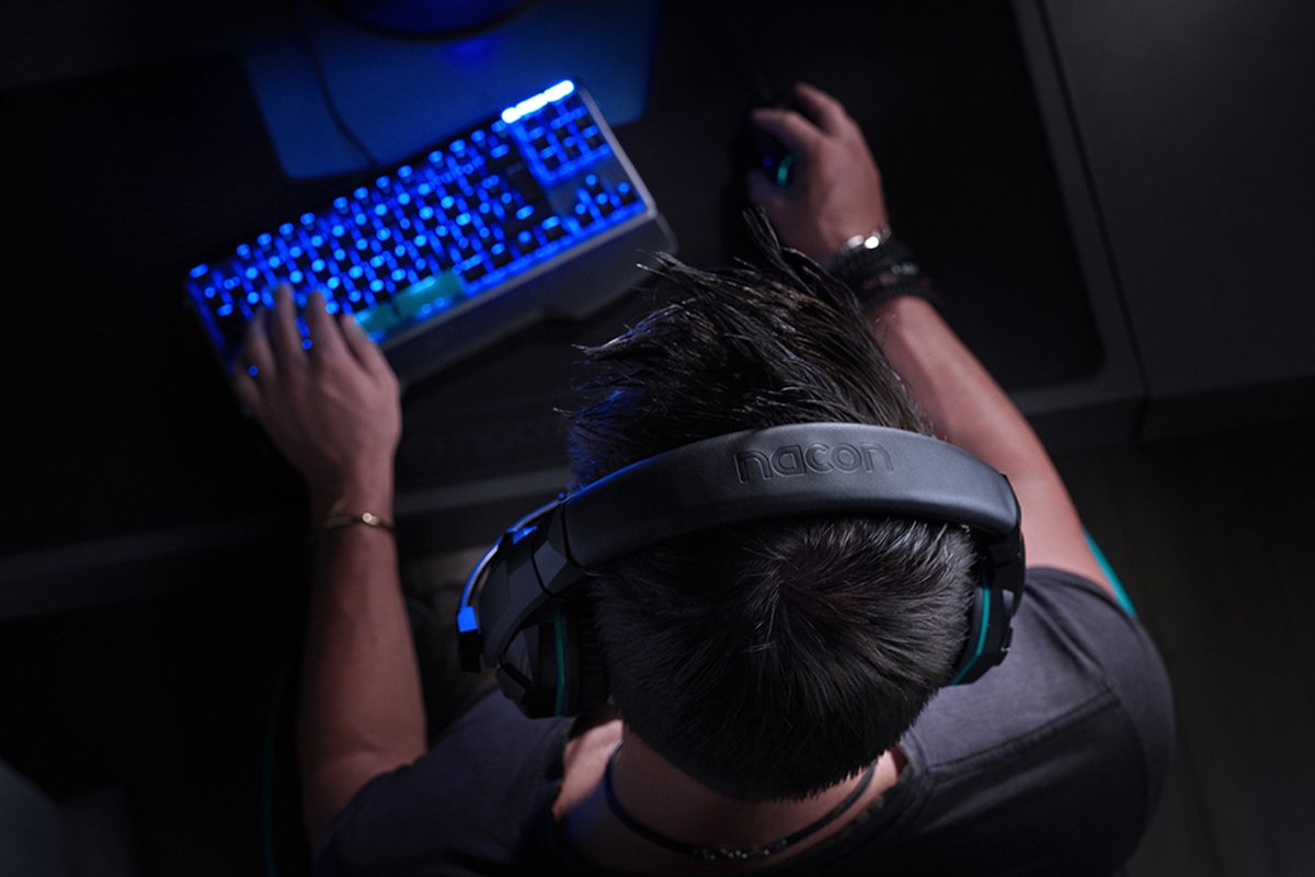 Nacon GH 110ST Gaming Headset PS4 PC Zwart bol