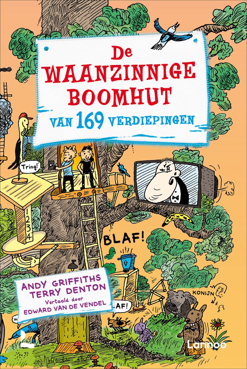 Omslag van De waanzinnige boomhut - De waanzinnige boomhut van 169 verdiepingen