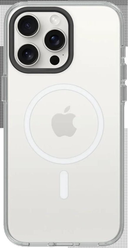 Rhinoshield Clear Hoesje geschikt voor Apple iPhone 15 Pro Max | Back Cover Hoesje | Compatible met MagSafe | Transparant