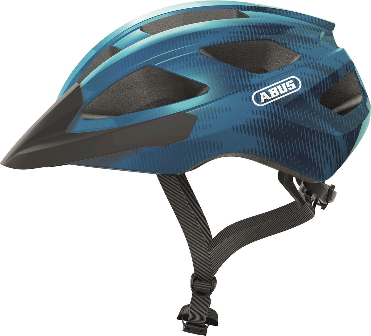 Fietshelm ABUS MACATOR steel blue M - 52-58 cm - blauw - Geschikt voor gebruik op elektrische fietsen - stadsfietsen - 300 g – foto 5