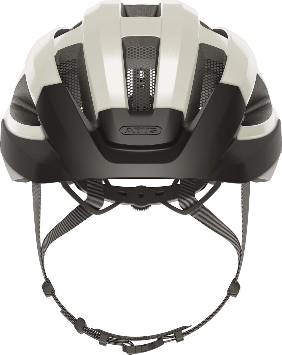 Fietshelm ABUS MACATOR MIPS pearl white M - 52-58 cm - wit - Geschikt voor gebruik op elektrische fietsen - stadsfietsen - 290 g – foto 4
