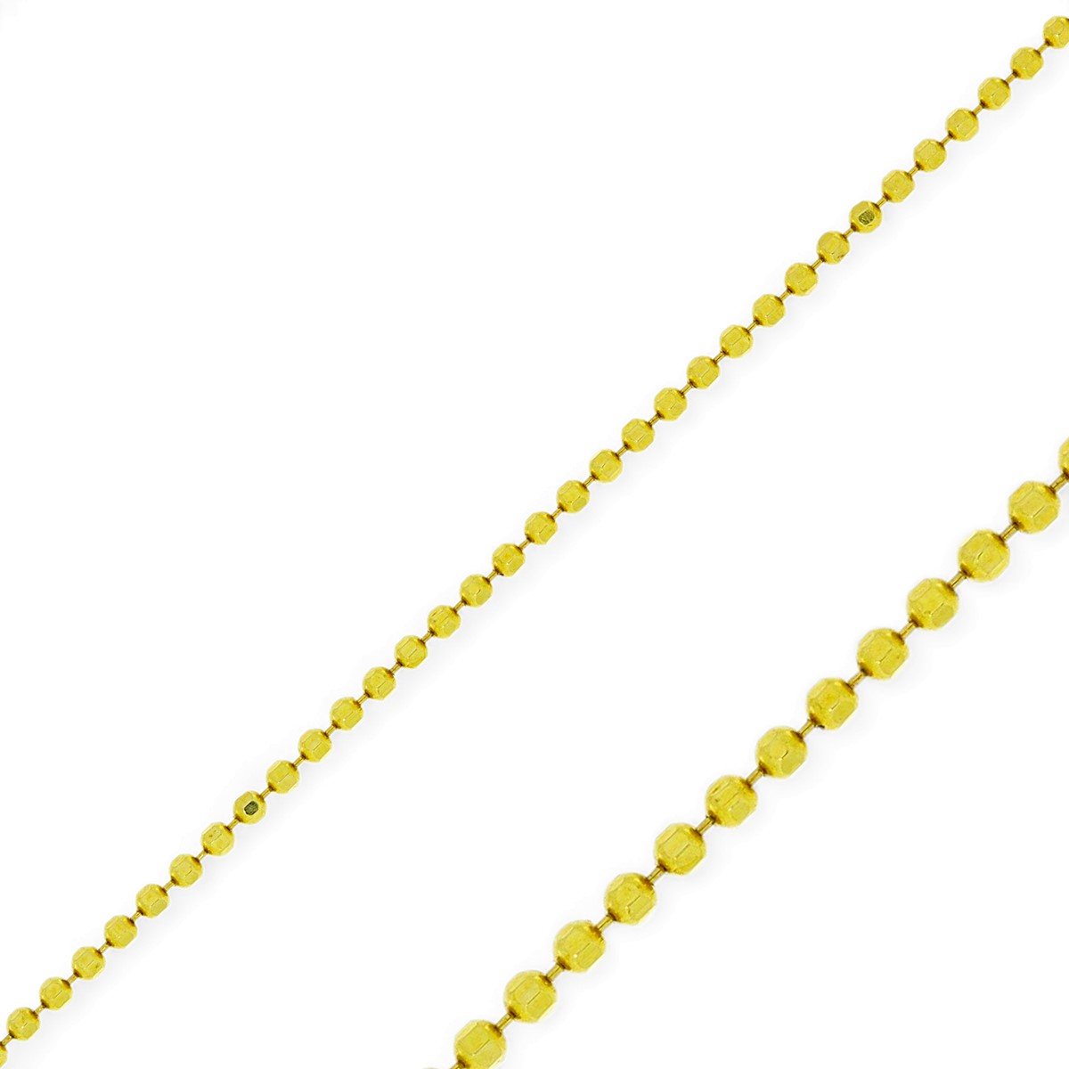 Gouden Bolletjes Ketting 1.4 mm 51 cm 14 karaats