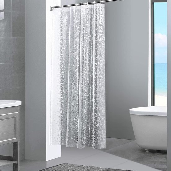 Douchegordijn 100 EVA Waterdicht Schimmelbestendig 120 x 180 cm