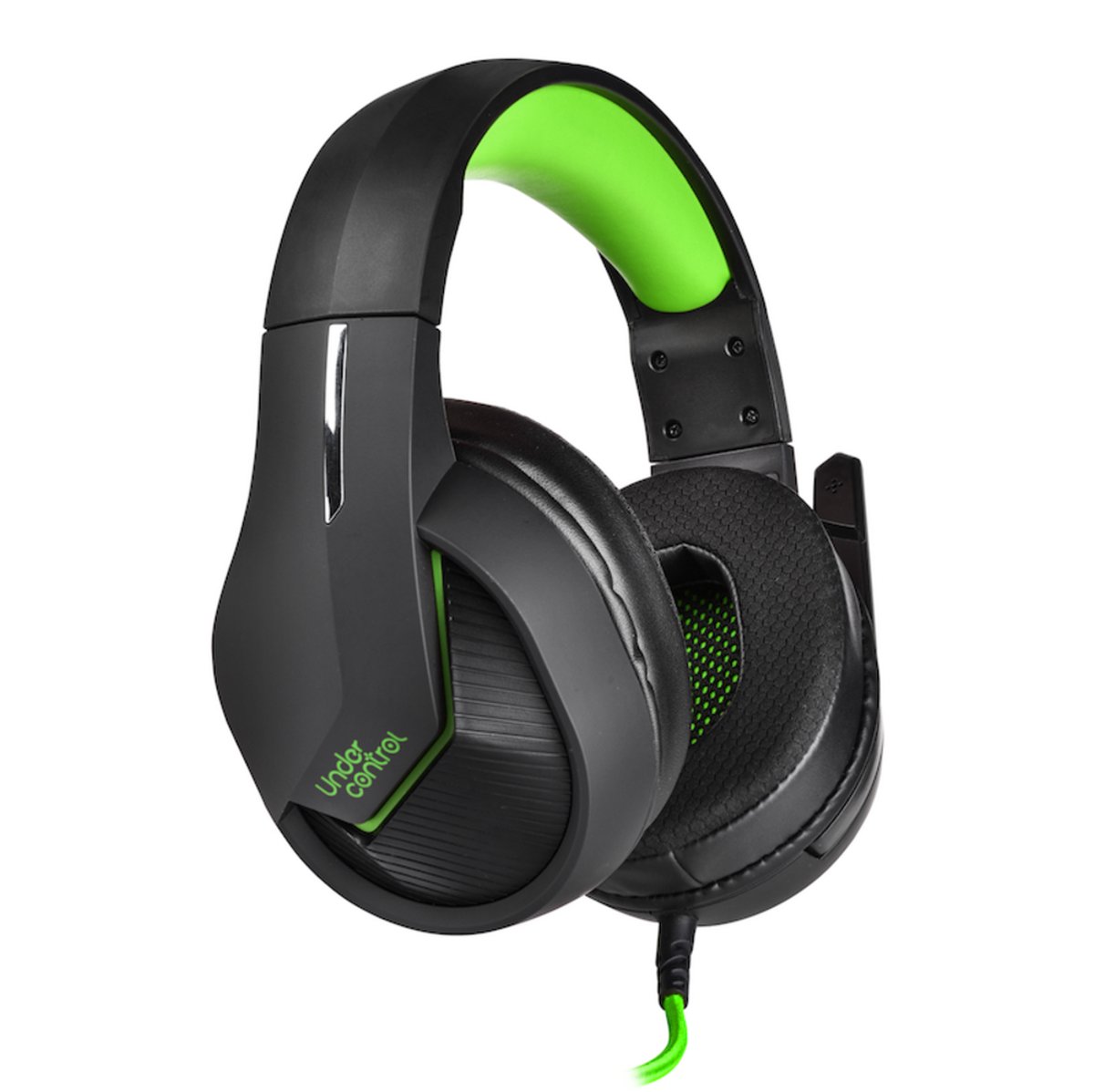 Under Control Xbox gaming headset groen zwart - bedraad - 3.5m jack