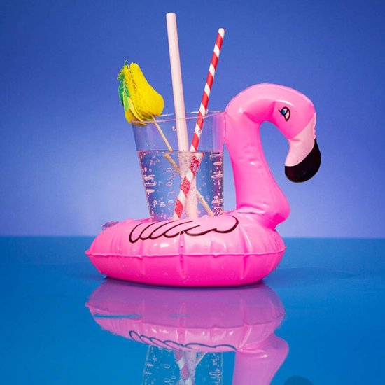 Flamingo Opblaasbare Beker Houder - MikaMax