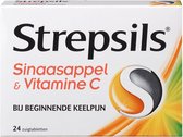 Strepsils Sinaasappel & Vitamine C - 2 x 24 zuigtabletten
