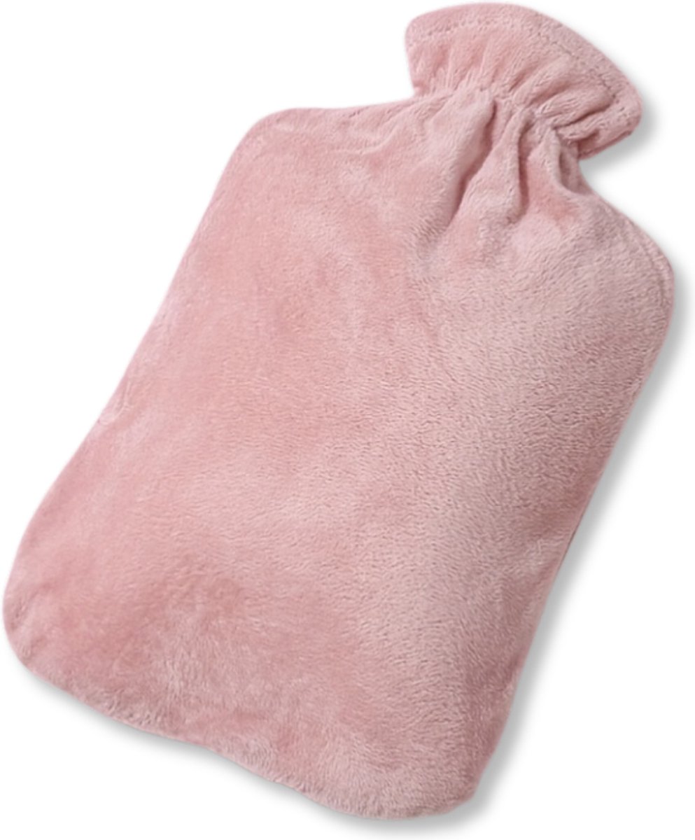 Goedkoopste Warmtekruik - Warmtekussen - Warmwaterkruik - Kruik - Met Hoes - Warmwaterzak - Knuffel - Bag - Roze