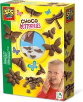 SES - Choco vlinders - complete set met echte melkchocolade - maak je eigen chocolade bonbons