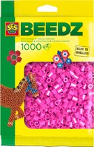 Perles à repasser SES Beedz - 1000 pièces - rose fluo (00718)