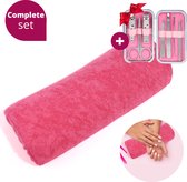 BeautyFit® - Armsteun Nagelstyliste PRO + Nagelknippers set - Manicure kussen - Nagelkussen - Valentijn Cadeautje Voor Haar