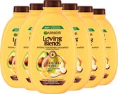 Garnier Loving Blends Avocado Olie & Shea Boter Intens Voedende Shampoo Voordeelverpakking - Zeer Droog, Pluizig Haar - 6 x 300ml