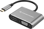 Dock USB-C ->HDMI,VGA,USB3.0,100WPD 0.15m gr