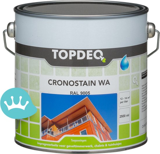 Topdeq cronostain WA dekkende witte kleurstof 2,5 ltr bol