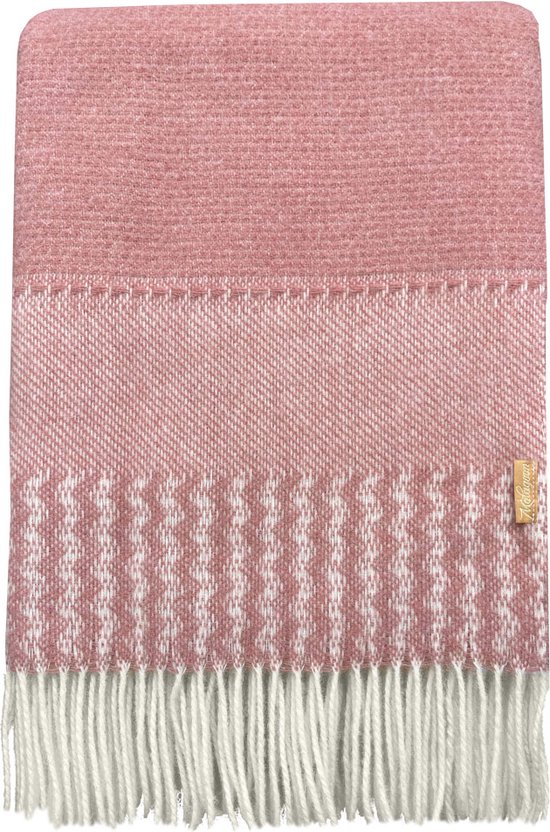 Malagoon - Uptown wool throw pink
