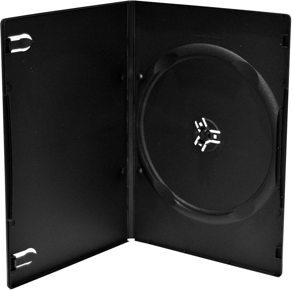 DVD Leerbox 50pcs single slim schwarz