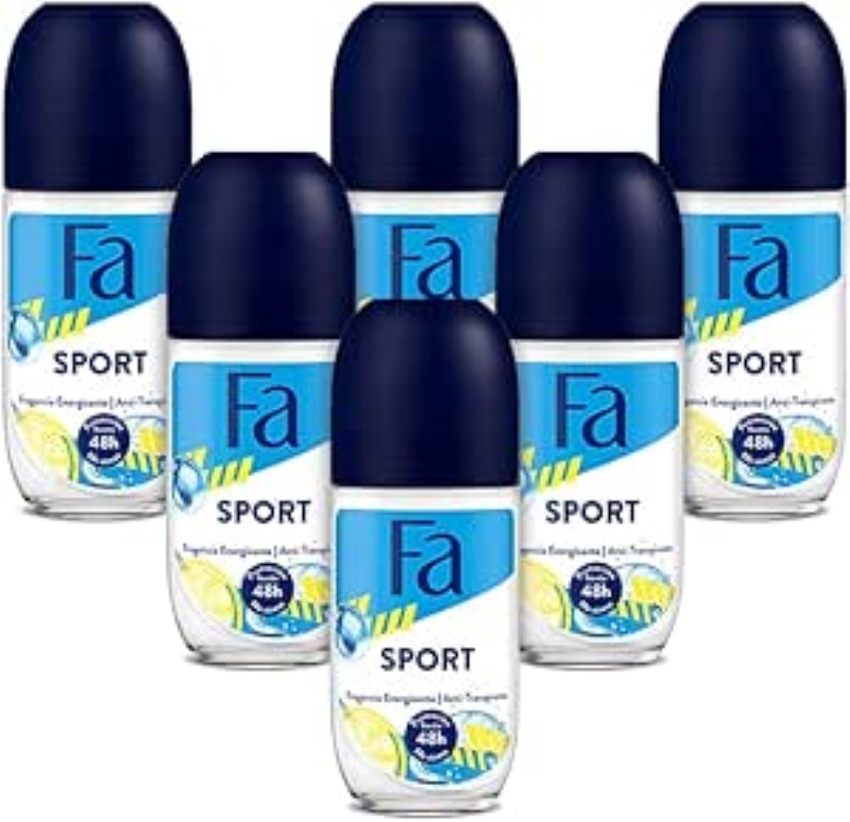 Fa Sport Deoroller - Deodorant - Voordeelverpakking - 6 x 50 ml - Fa