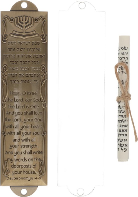 mezoeza-mezuzah deurhanger-mezuzah case-mezuzah hanger-mezuzah-mezoeza-joden-judaism-hebrew-ivriet-hebreeuws
