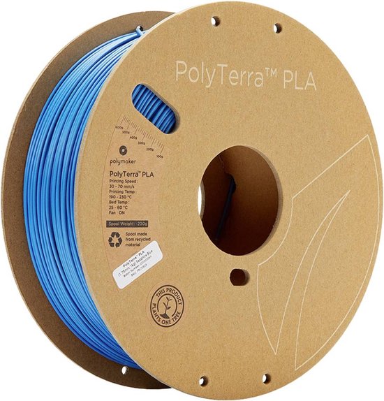 Polymaker Polyterra PLA filament 1.75 mm - 1 kg - Sapphire Blue