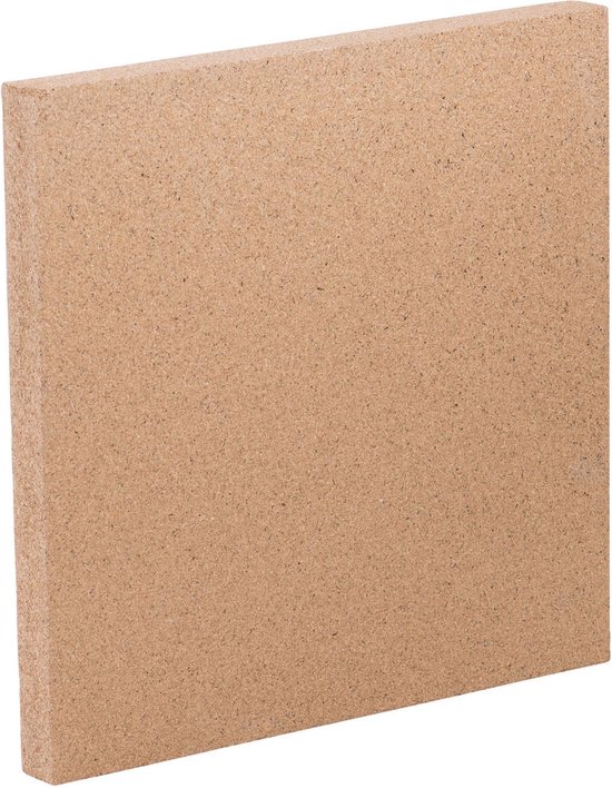 Plaque de vermiculite ignifuge 400x400x30mm